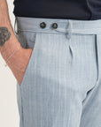 Pantalone Arso Celeste Rigo Panna