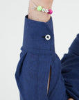 Camicia Puro Lino Blu