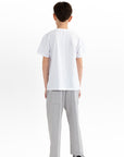PANTALACCIO JUNIOR GRIGIO GESSATO
