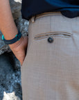 Pantalone Gamba Larga Sabbia