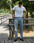 PANTALONE OSAR LINO GRIGIO