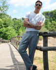 PANTALONE OSAR LINO GRIGIO