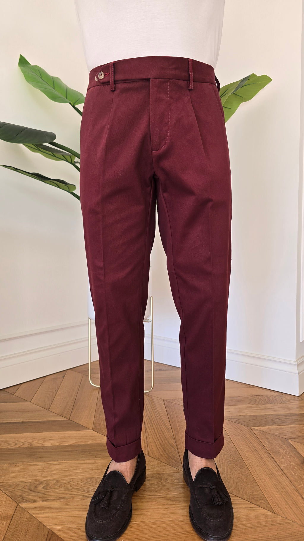 Pantalone chino ARSO magenta