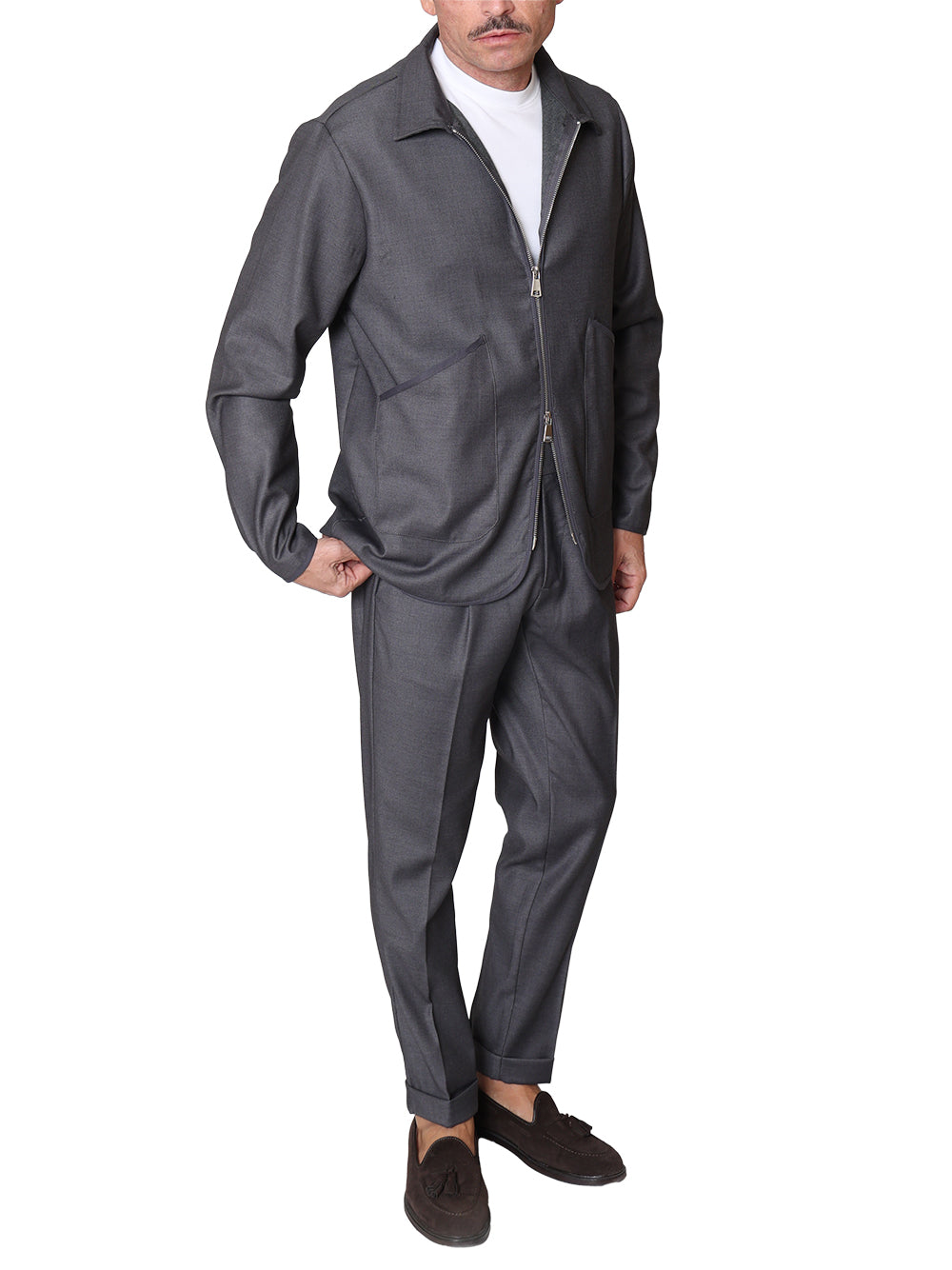 Pantalone chino Arso Grigio scuro