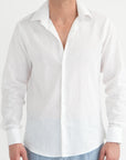 Camicia Puro Lino Bianco