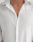 Camicia Puro Lino Bianco
