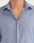 Camicia Puro Lino Polvere