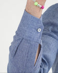 Camicia Puro Lino Polvere