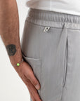 PANTALACCIO GRIGIO GESSATO