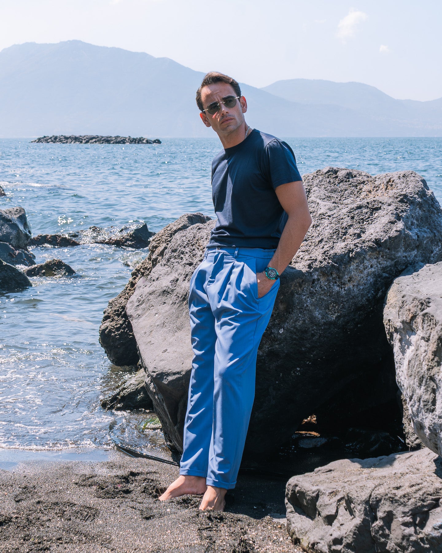 Pantalone Gamba Larga Polvere