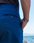 Pantalone Gamba Larga Blu Denim