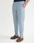 Pantalone Arso Celeste Rigo Panna