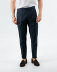 PANTALONE ARSO BLU GESSATO