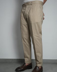 Pantalone Arso puro Cotone Sabbia