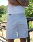 Bermuda Arso Cotone Grigio