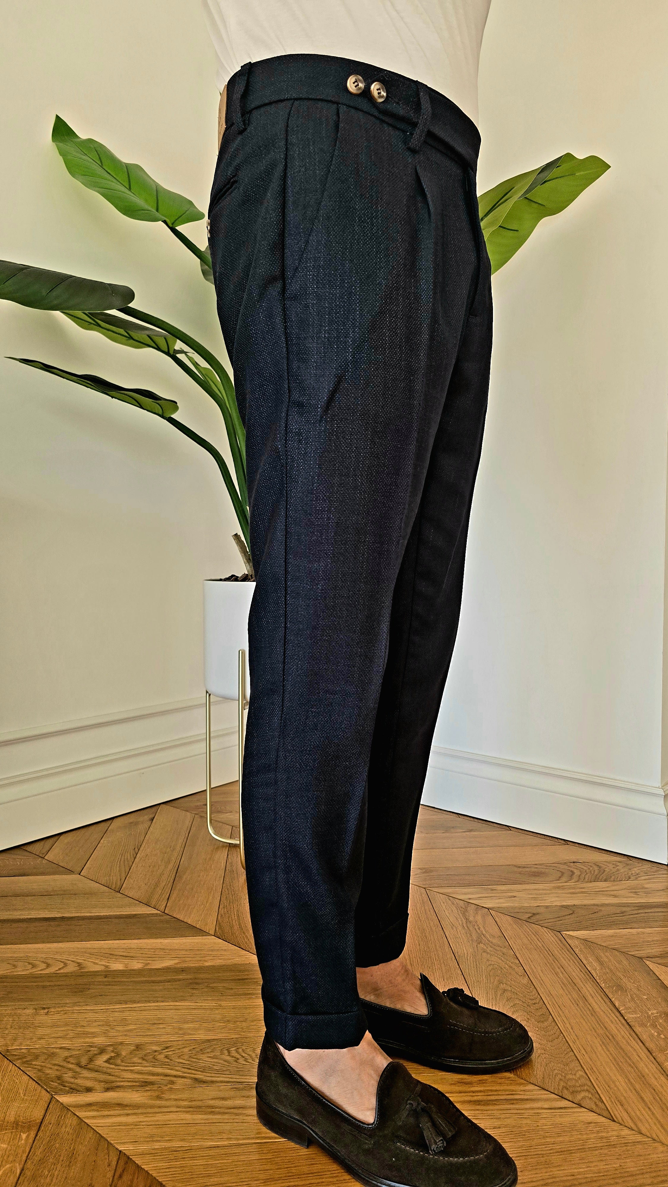 Pantalone ARSO BLU melange